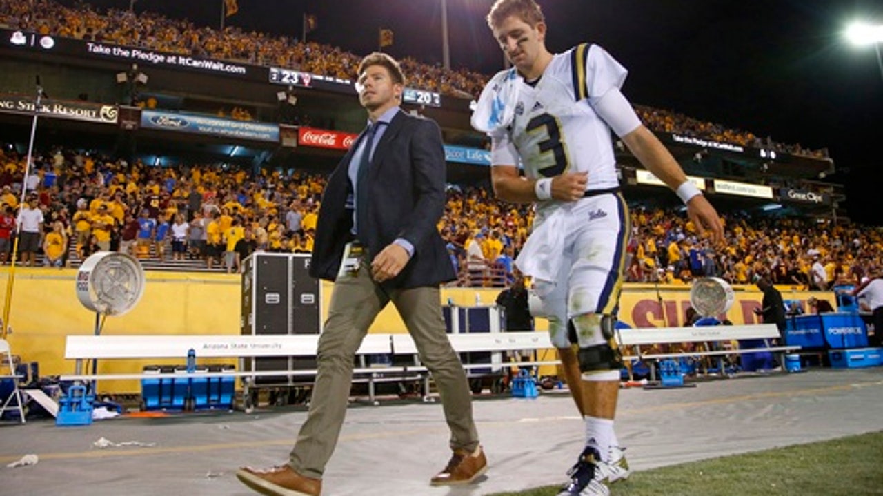 UCLA coach Mora hopeful QB Rosen can play at Washington St